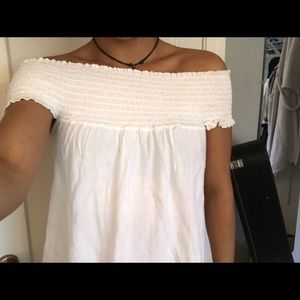 Off the shoulder brandy Melville shirt